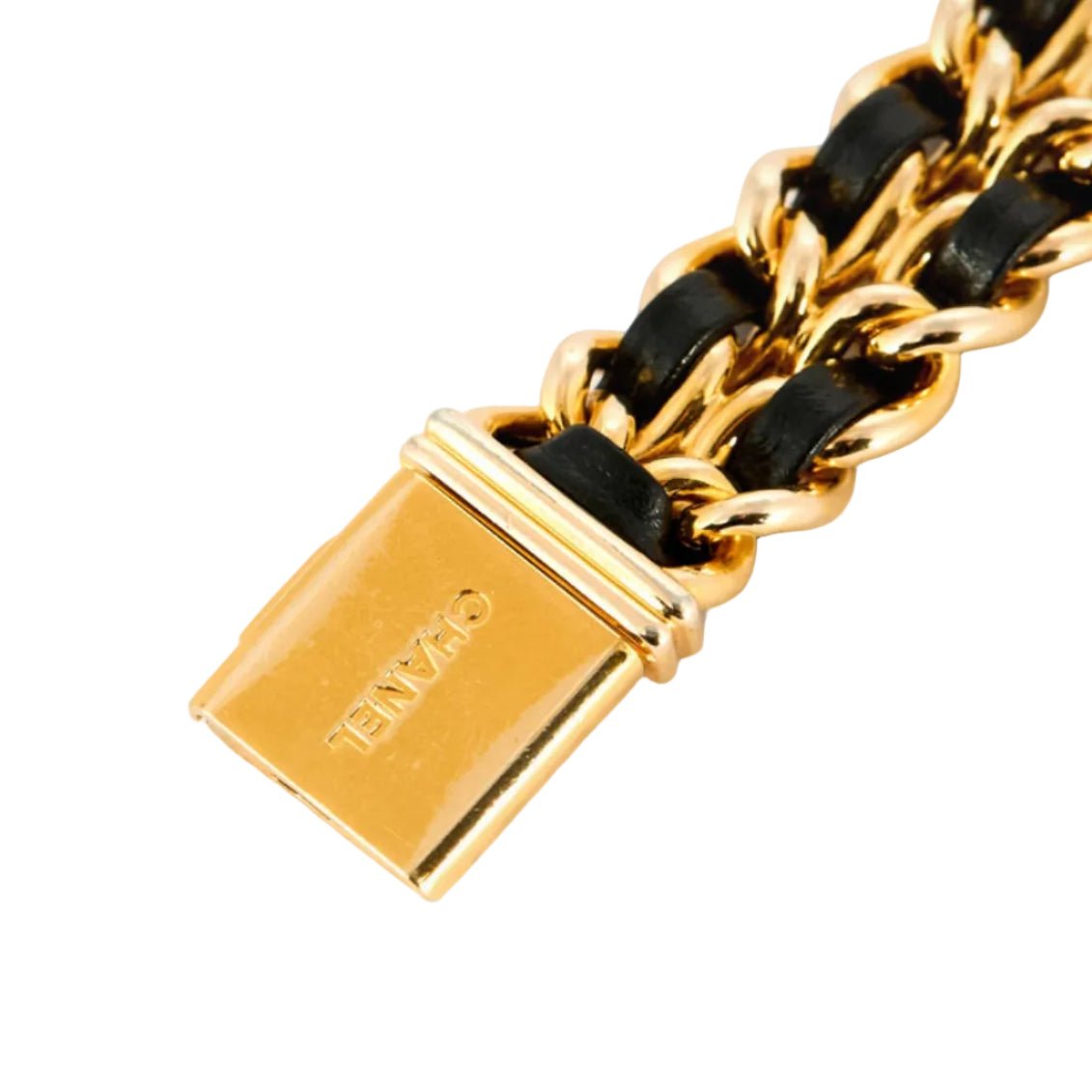 Montre CHANEL "Première" plaqué or et cuir - Castafiore