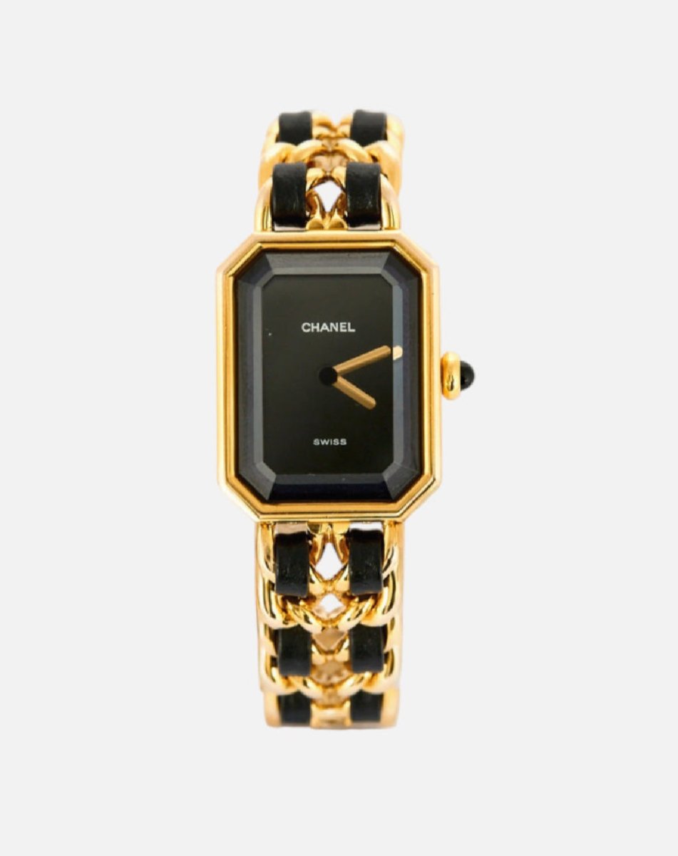 Montre CHANEL Première – Plaqué or / Tailles S - Castafiore