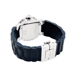 Montre CHAUMET "Class - One" en acier, caoutchouc, émail et diamants - Castafiore