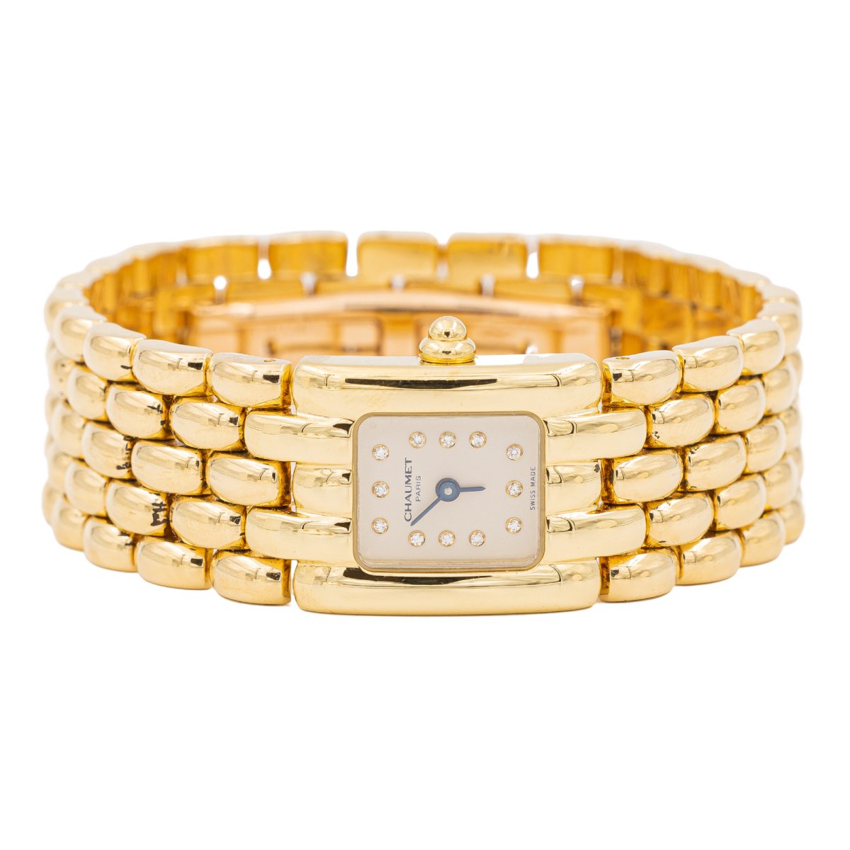 Montre CHAUMET "Khésis" en or jaune et diamant - Castafiore