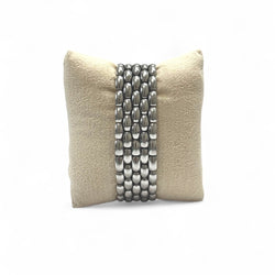 Montre CHAUMET Khesis maille grain de riz en acier et diamant - Castafiore