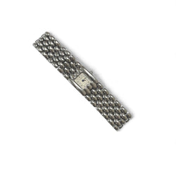 Montre CHAUMET Khesis maille grain de riz en acier et diamant - Castafiore