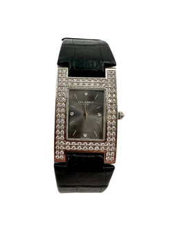 Montre CHAUMET, "Style" en or blanc et diamant - Castafiore
