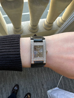 Montre CHAUMET, "Style" en or blanc et diamant - Castafiore