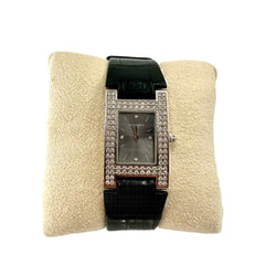 Montre CHAUMET, "Style" en or blanc et diamant - Castafiore