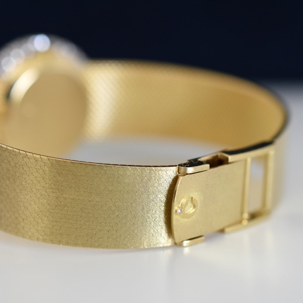 Montre CHOPARD en or jaune et diamants - Castafiore