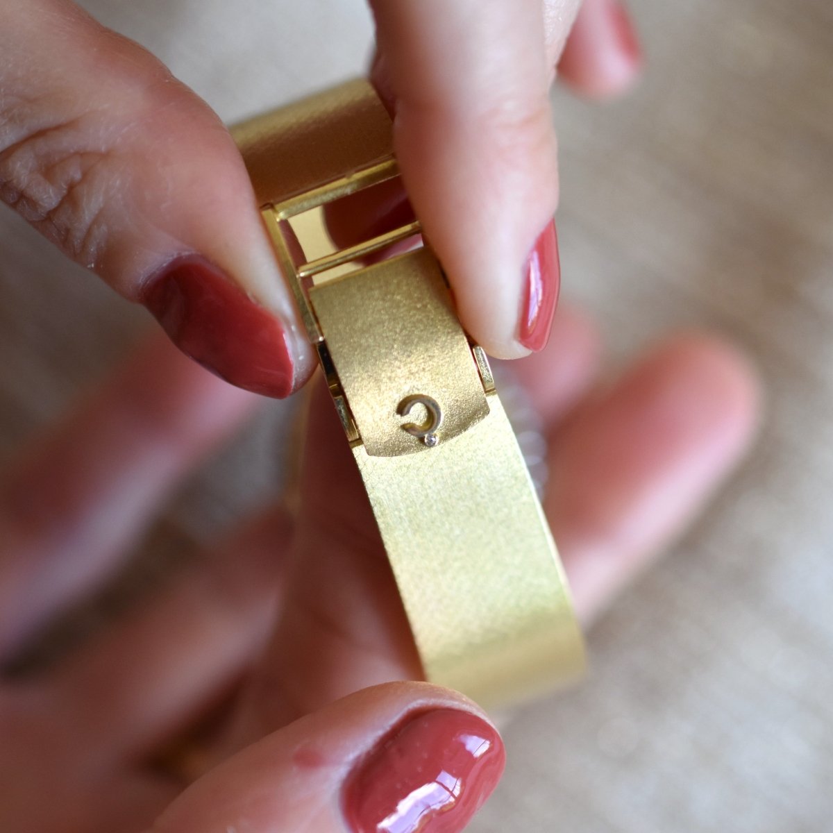 Montre CHOPARD en or jaune et diamants - Castafiore
