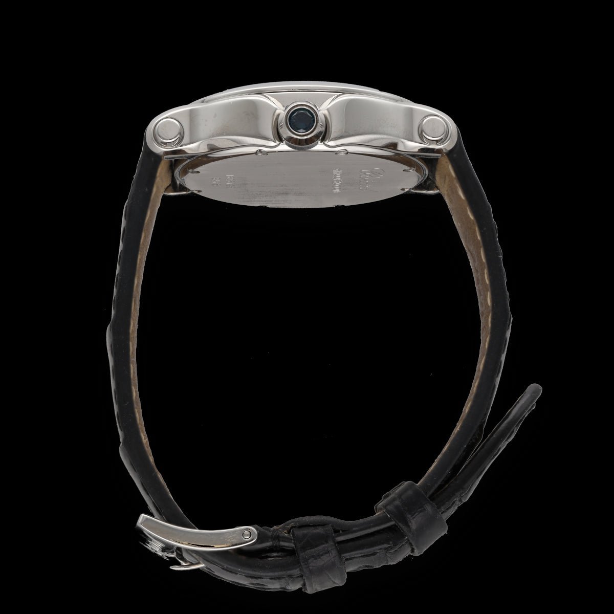 Montre Chopard Happy Sport 36 mm Quartz diamants. Ref : 27/8475 - 3001 de 2011. Boite et papiers d'origine. - Castafiore