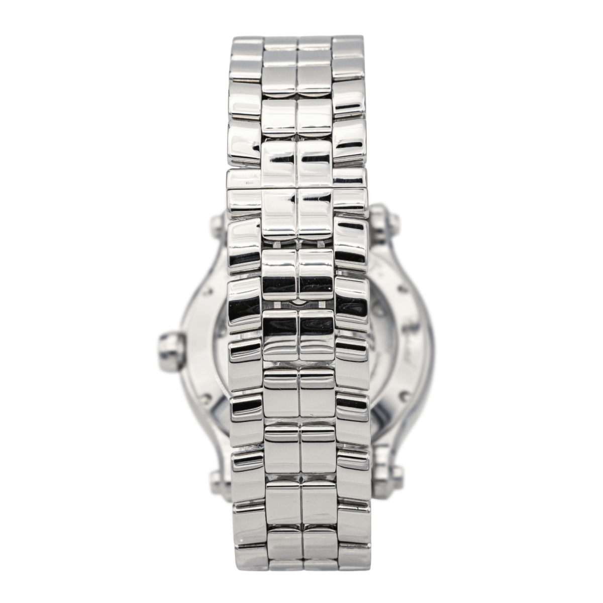 Montre CHOPARD "Happy Sport" en acier, saphir et diamant - Castafiore