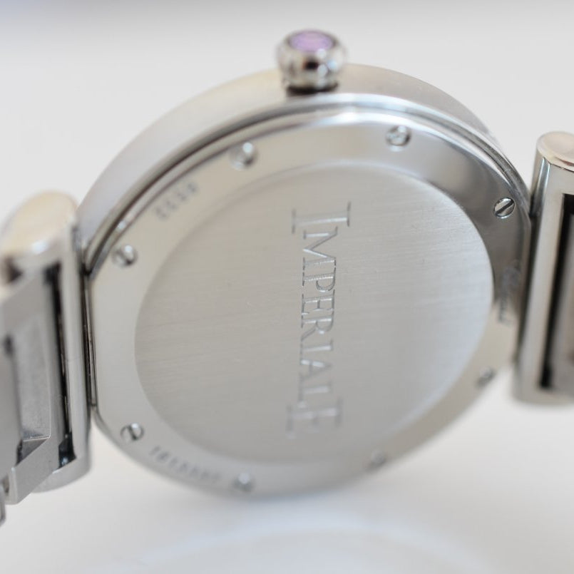 Montre CHOPARD "Impériale" en acier, améthyste et diamants - Castafiore