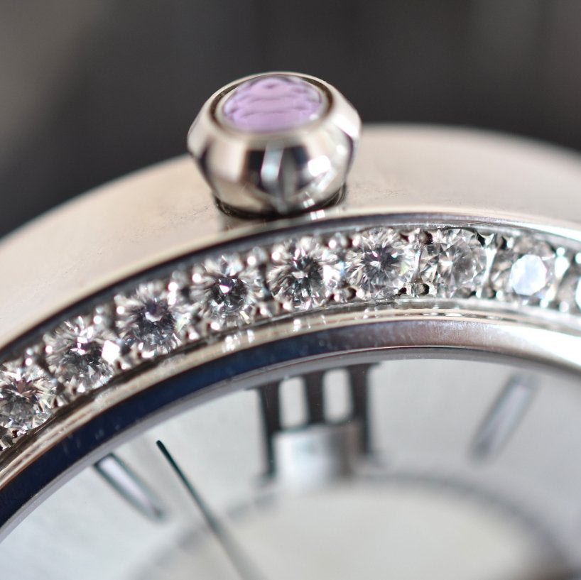 Montre CHOPARD "Impériale" en acier, améthyste et diamants - Castafiore