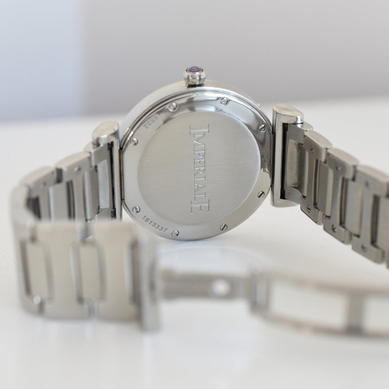 Montre CHOPARD "Impériale" en acier, améthyste et diamants - Castafiore