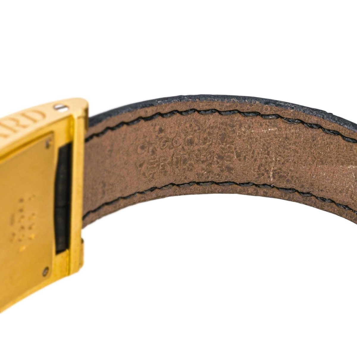 Montre CHOPARD "Your Hour" en or jaune, cuir et quartz - Castafiore