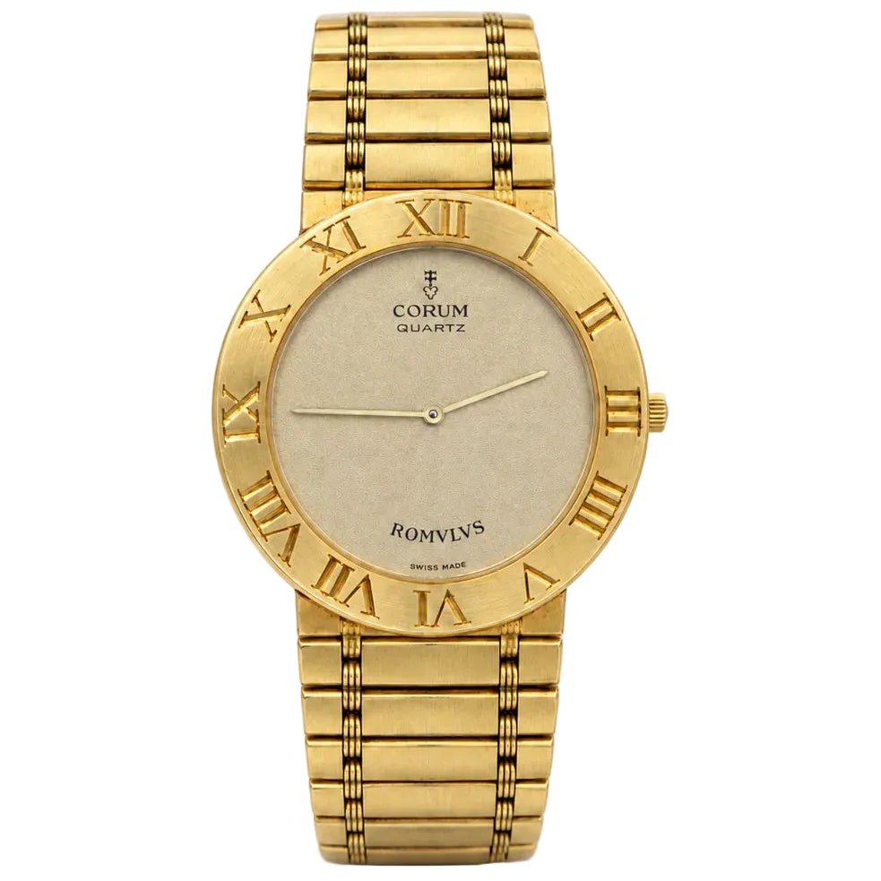 Montre CORUM "Romvlvs" en or jaune - Castafiore