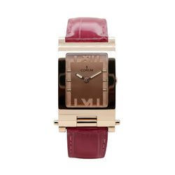 Montre CORUM "Tobogan Flip Up" en or rose et quartz - Castafiore
