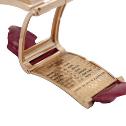 Montre CORUM "Tobogan Flip Up" en or rose et quartz - Castafiore