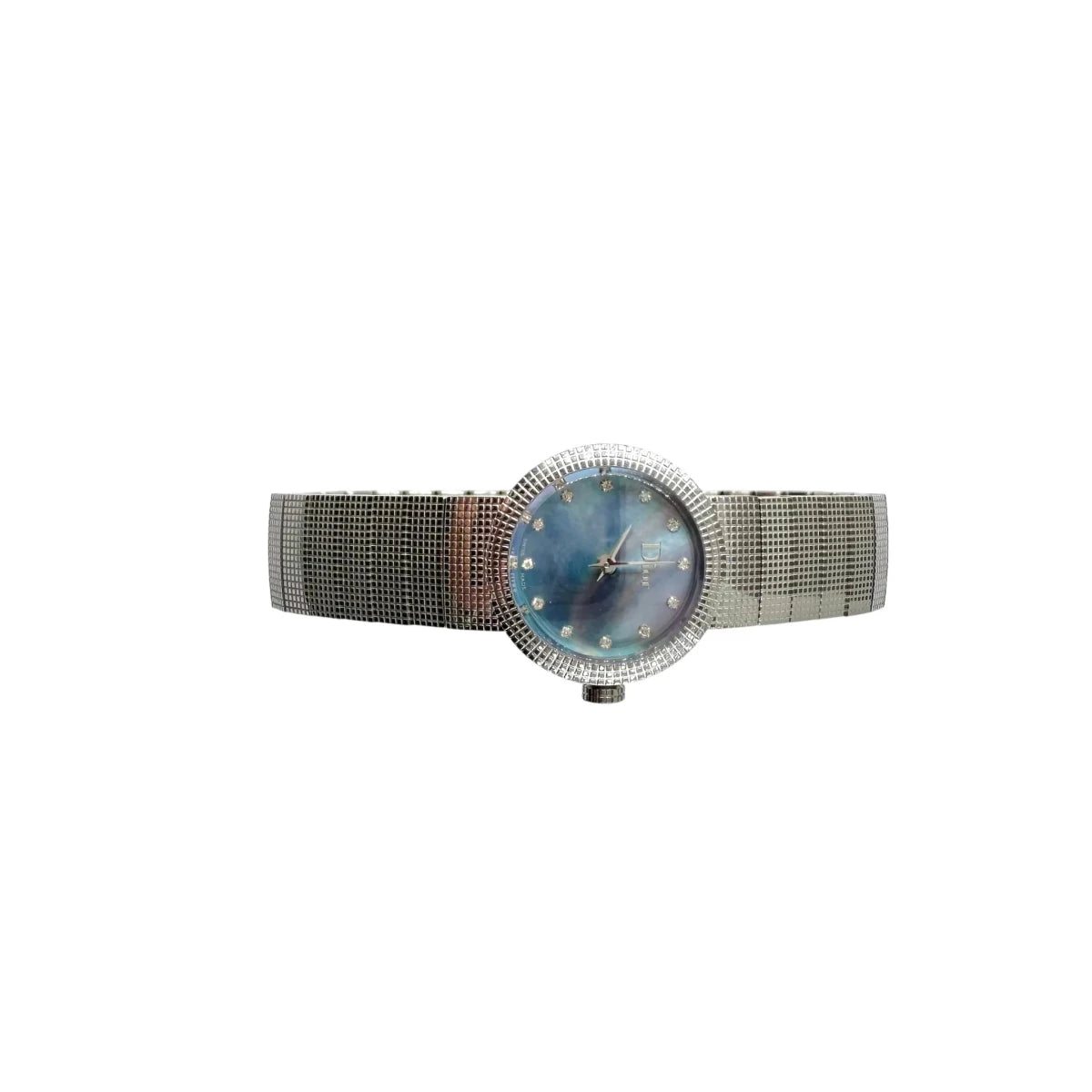 Montre de dame DIOR "La Baby D" en acier, nacre et diamants - Castafiore