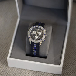 Montre DIOR "Christal Chronographe" en acier - Castafiore