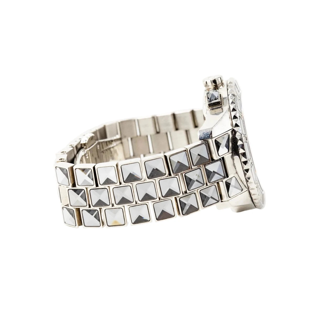 Montre DIOR "Christal" en acier et cristal saphir - Castafiore