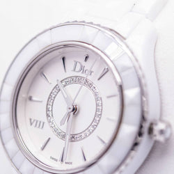 Montre DIOR en acier, céramique et diamants - Castafiore