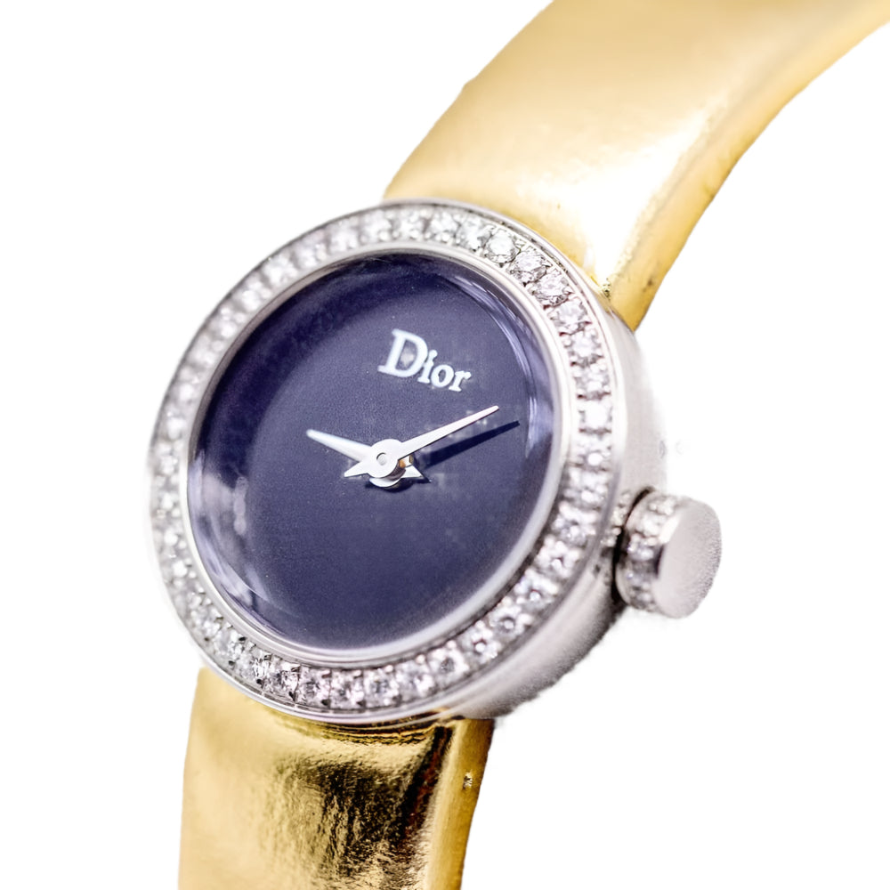 Montre DIOR en acier et diamants - Castafiore