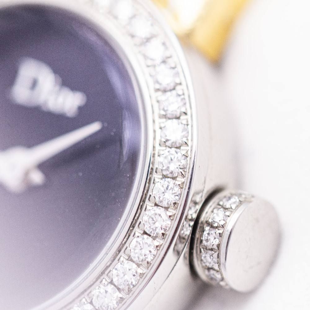 Montre DIOR en acier et diamants - Castafiore