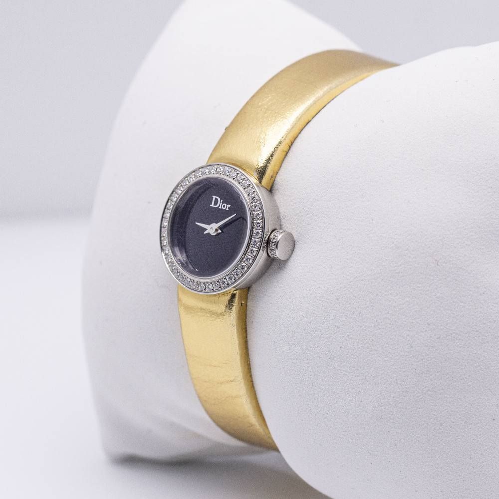 Montre DIOR en acier et diamants - Castafiore