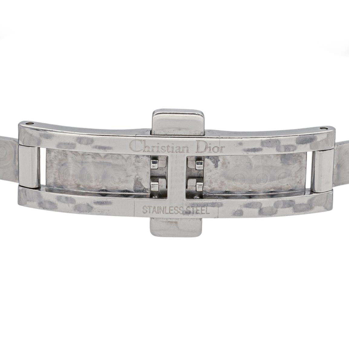 Montre DIOR "La D Baby" en acier et nacre - Castafiore