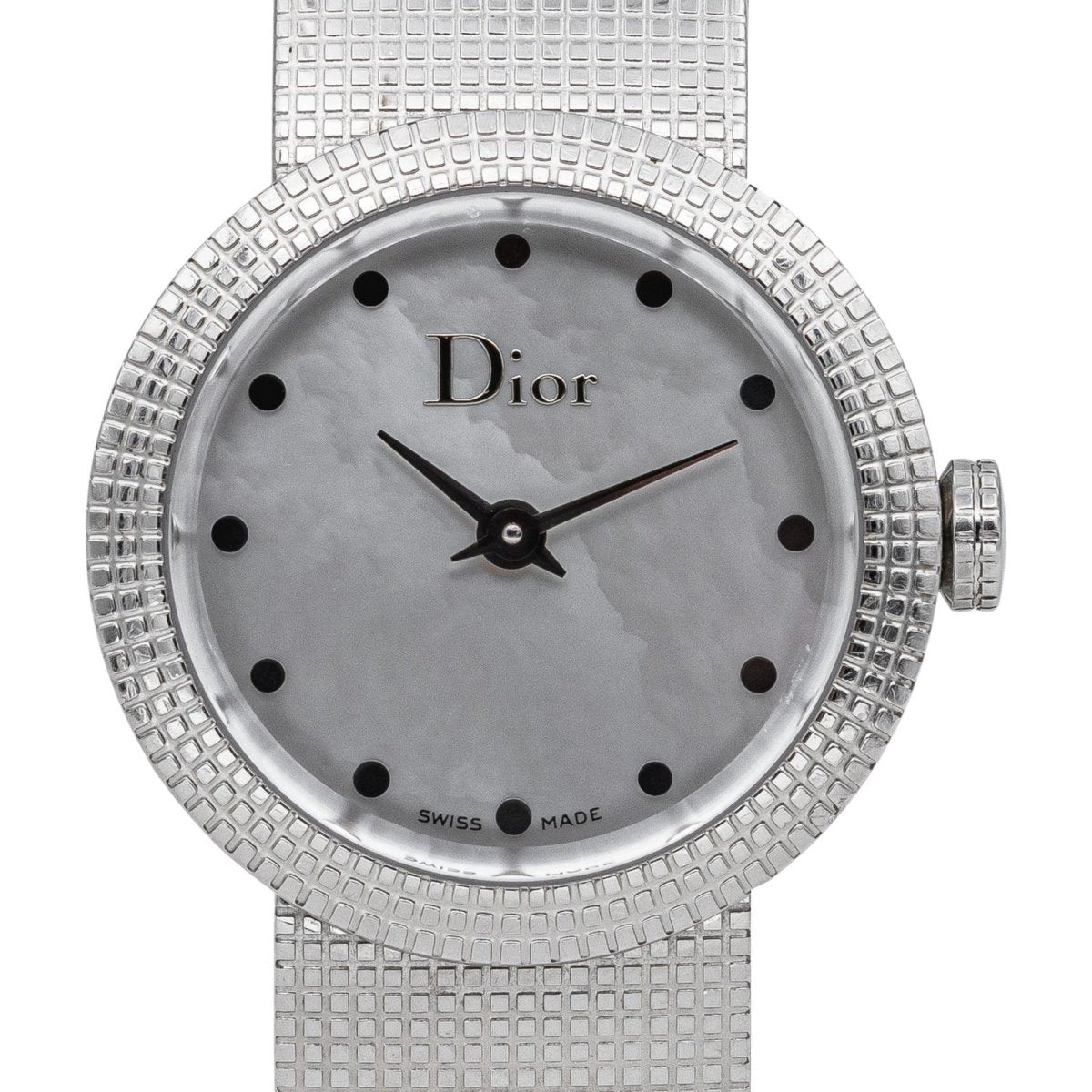 Montre DIOR "La D Baby" en acier et nacre - Castafiore