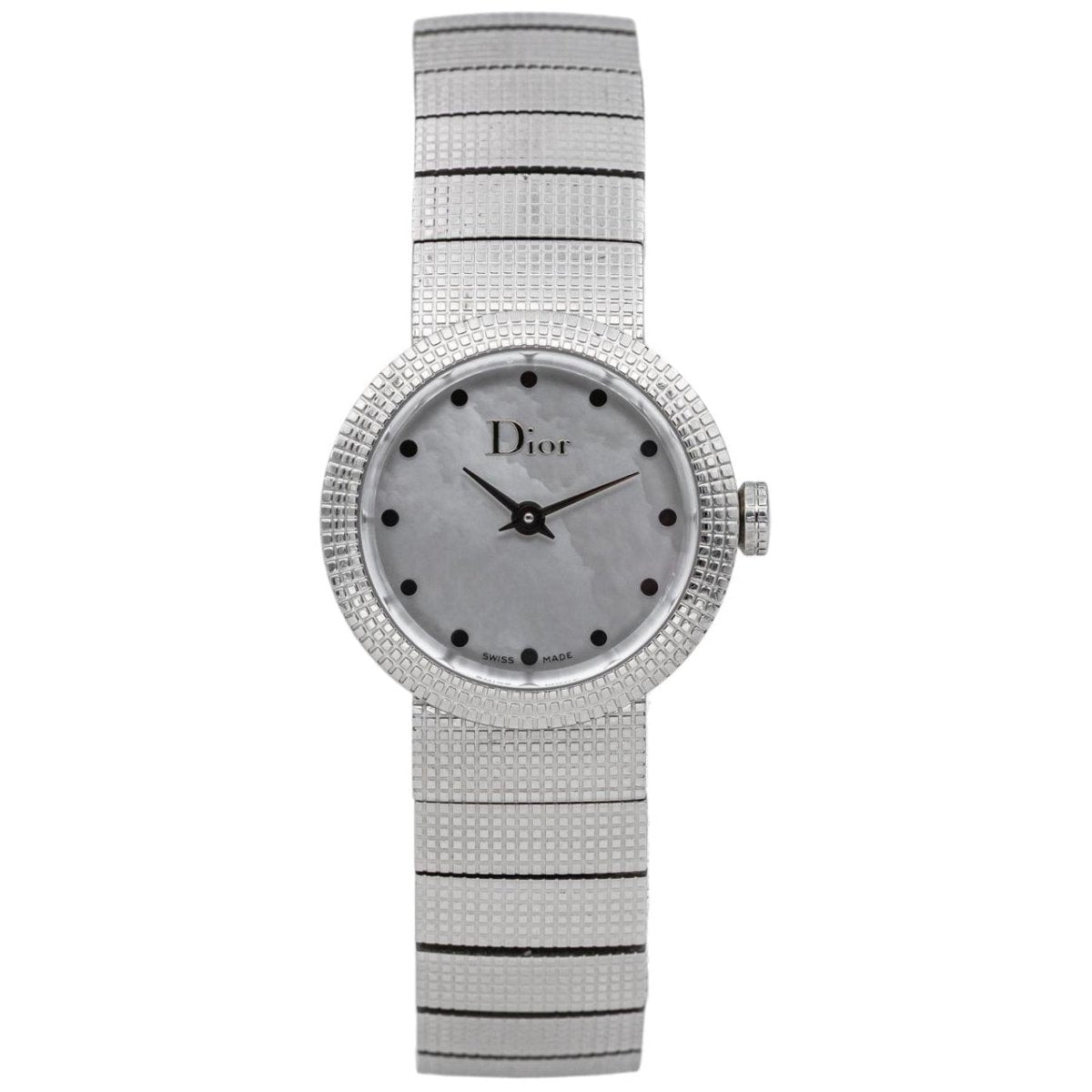 Montre DIOR "La D Baby" en acier et nacre - Castafiore