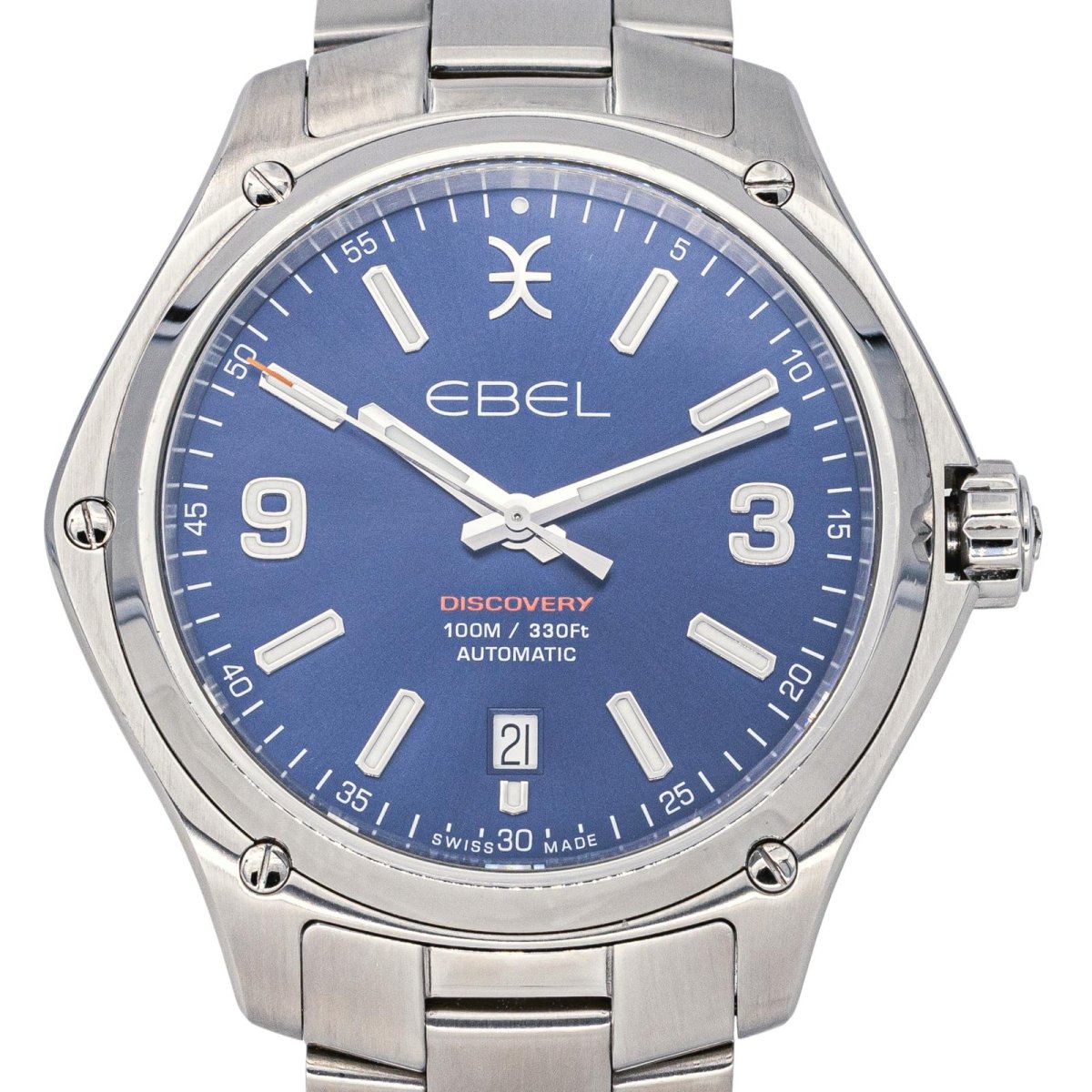 Montre EBEL "Discovery" en acier et mécanique - Castafiore
