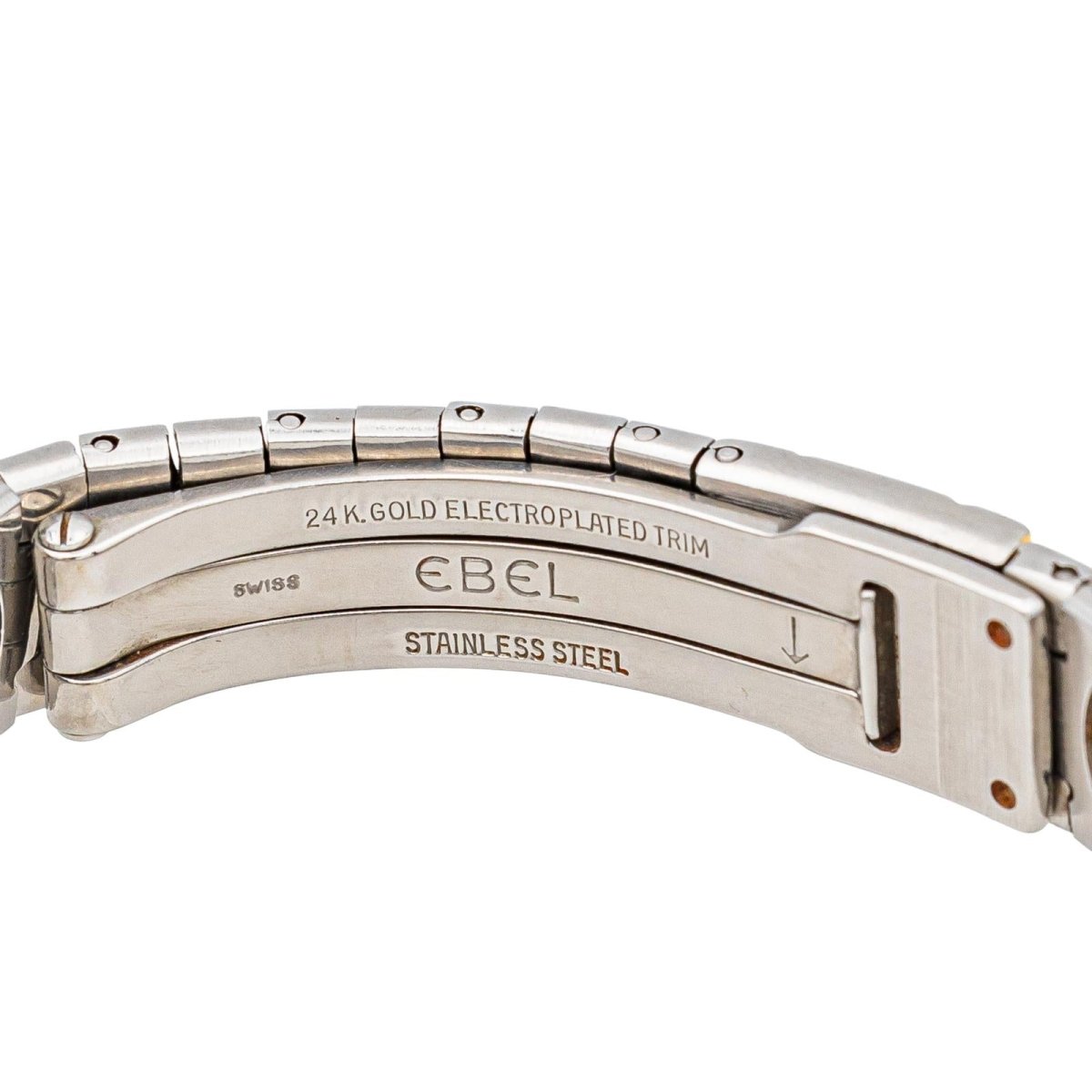 Montre EBEL en acier et diamants - Castafiore