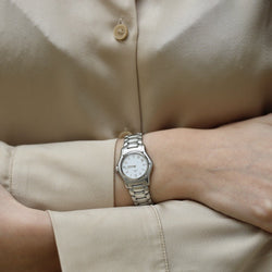 Montre EBEL "Sport Classique" en acier, saphir et quartz - Castafiore