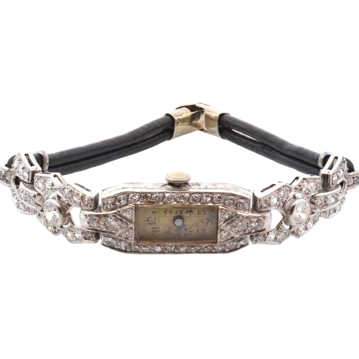 Montre en or blanc et diamants - Castafiore