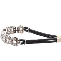 Montre en or blanc et diamants - Castafiore