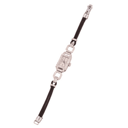 Montre en or blanc, platine et diamants - Castafiore
