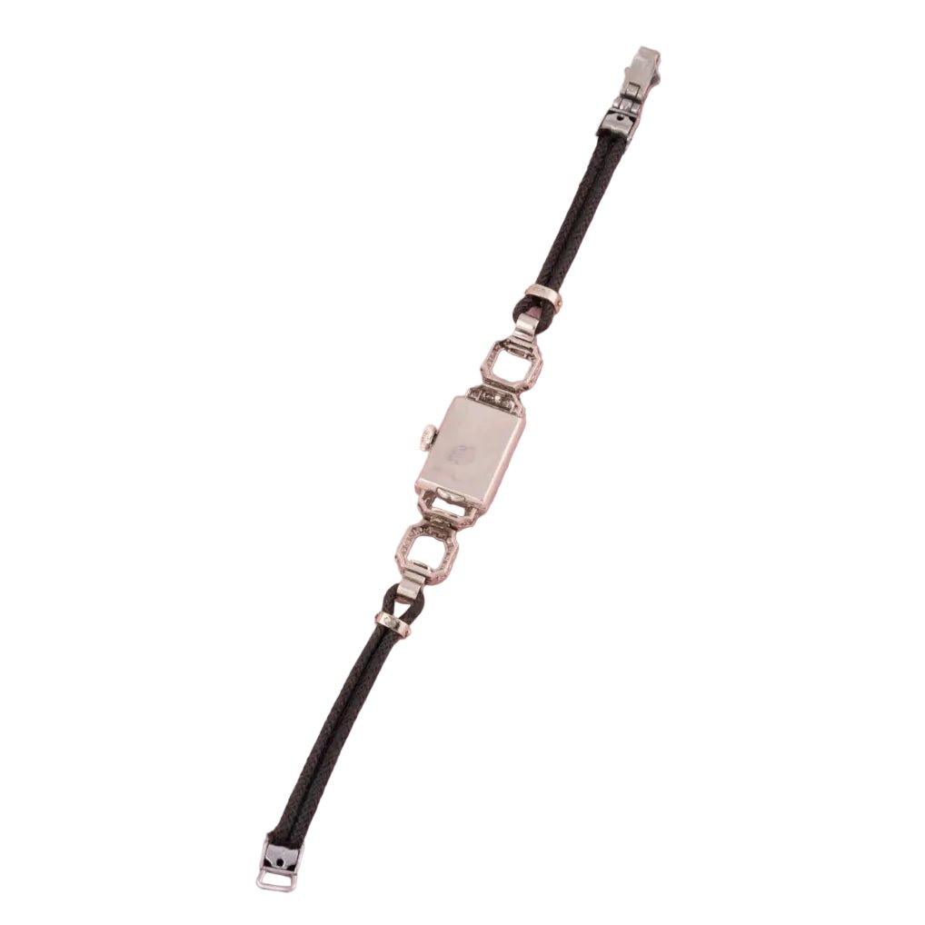 Montre en or blanc, platine et diamants - Castafiore