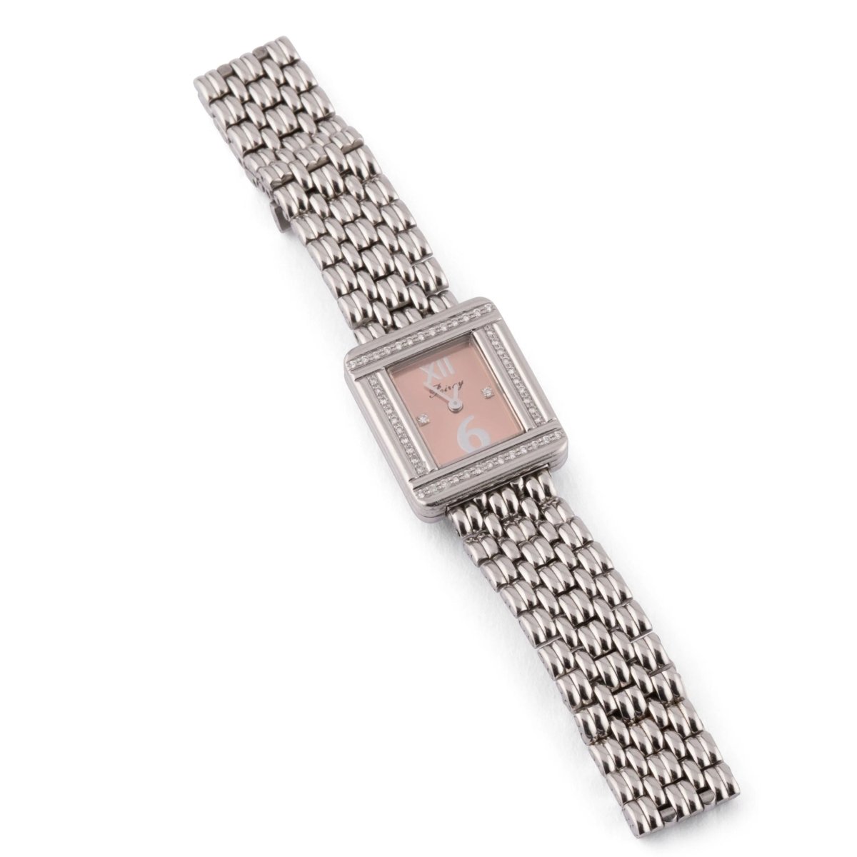 Montre en or gris et diamant Poiray modèle ma première mini - Castafiore