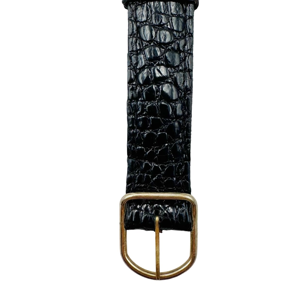 Montre en or jaune et cuir - Castafiore