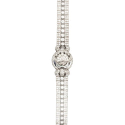 Montre en platine et diamants - Castafiore