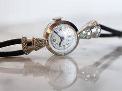 Montre en platine et diamants - Castafiore