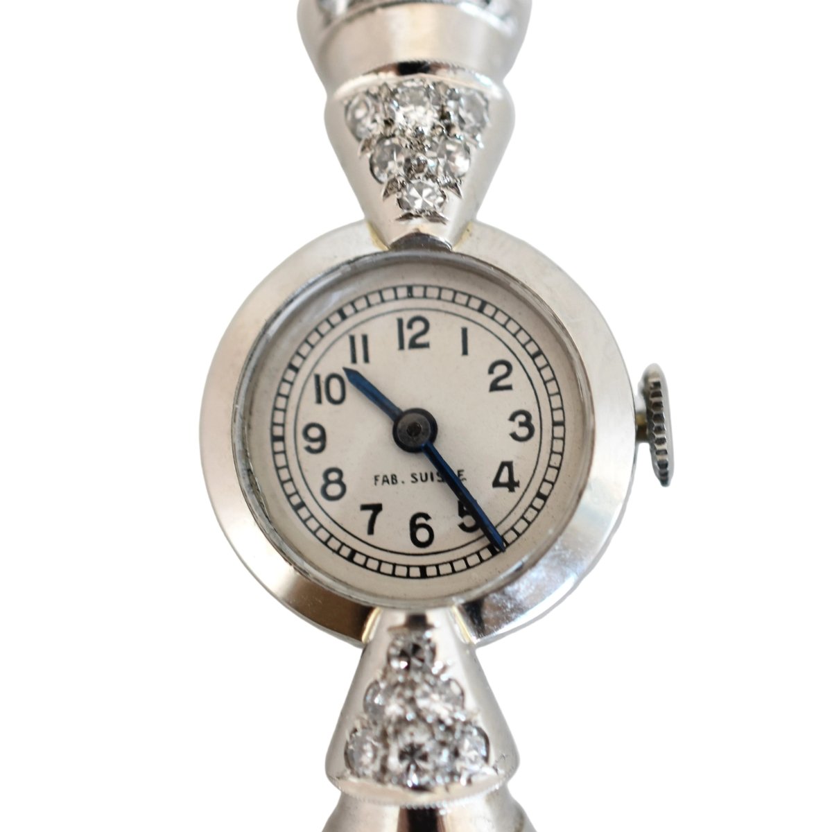 Montre en platine et diamants - Castafiore