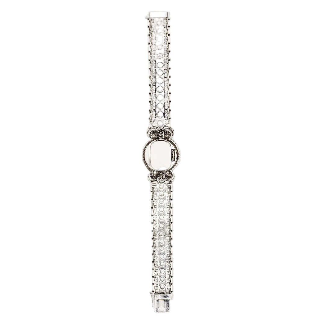 Montre en platine et diamants - Castafiore