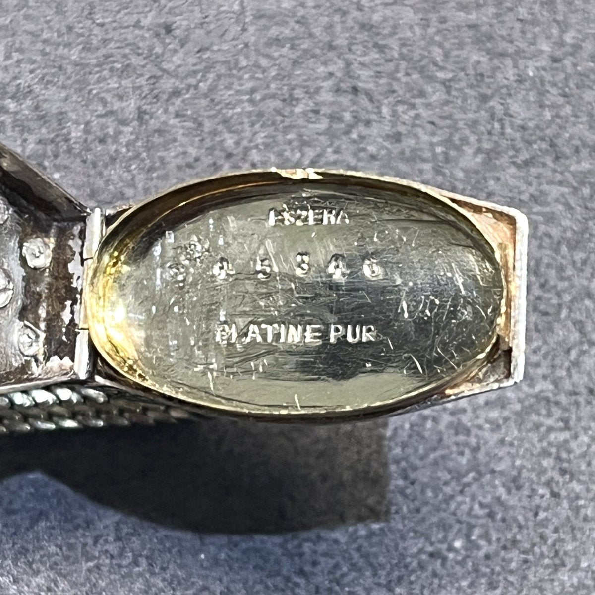 Montre ESZEHA - CHOPARD en or blanc, platine et diamants - Castafiore