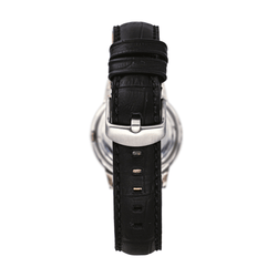 Montre ETERNA - MATIC en acier et cuir - Castafiore