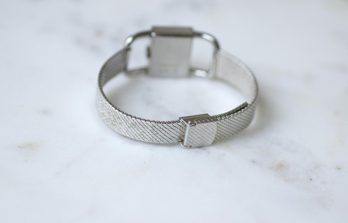 Montre Etrier Jaeger LeCoultre pour Hermès Acier Années 70 - Castafiore