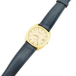 Watch Favre Leuba, yellow gold, leather.