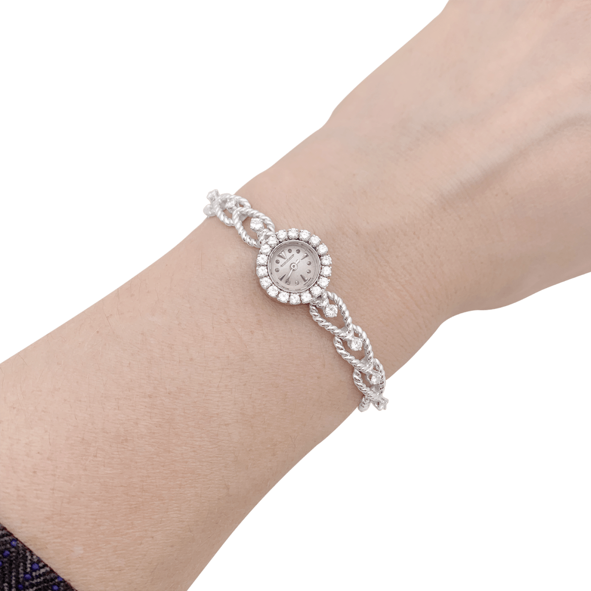 Montre Femme JAEGER - LECOULTRE en or blanc et diamants - Castafiore