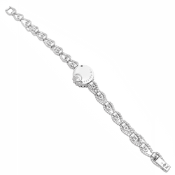 Montre Femme JAEGER - LECOULTRE en or blanc et diamants - Castafiore