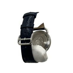 Montre HERMÈS "Arceau" en acier et cuir - Castafiore